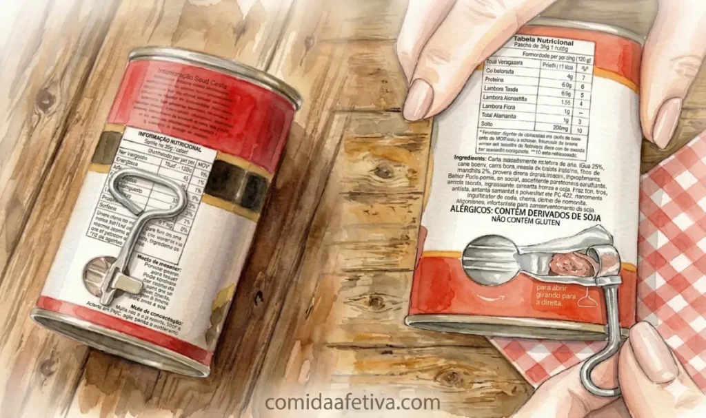 Como abrir uma lata de Kitute