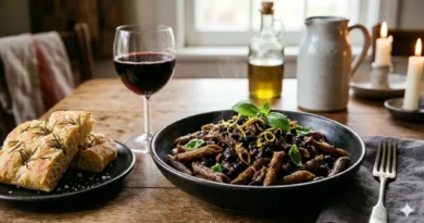 Penne Pérola Negra: O Segredo da Cor e do Sabor
