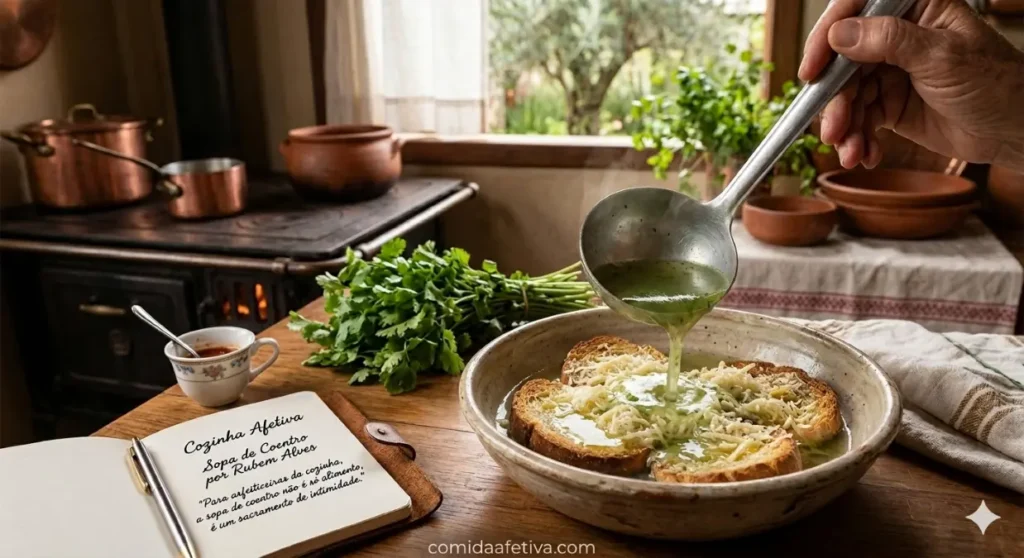 Sopa de Coentro por Rubem Alves